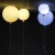 Import Modern design acrylic colourful balloon ceiling lights for Children Kids room decoration from China