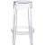 Import Modern Luxury China Home Center Plastic Round Counter Stool Clear Acrylic Bar Stool with Factory Price from China