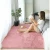 Import Modern Luxury Fluffy Grey Faux Rabbit Fur Area Rug Large Carpet Living Room Rabbit Fur Rugs And Carpets Floor Carpet from China