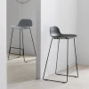 modern metal iron plastic living room or restaurant high stool and bar chair