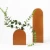 Import Modern Organic Door Shape Orange Ceramic Vase from China