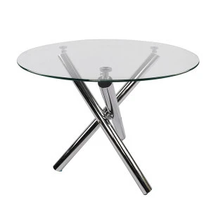 Modern round dining tables Design Home Furniture Glass Restaurant Table Side High Quality Dining Table