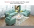 Import Modern sofa fabric wholesale storage and washable living room sofa flexible two seater sofa from China