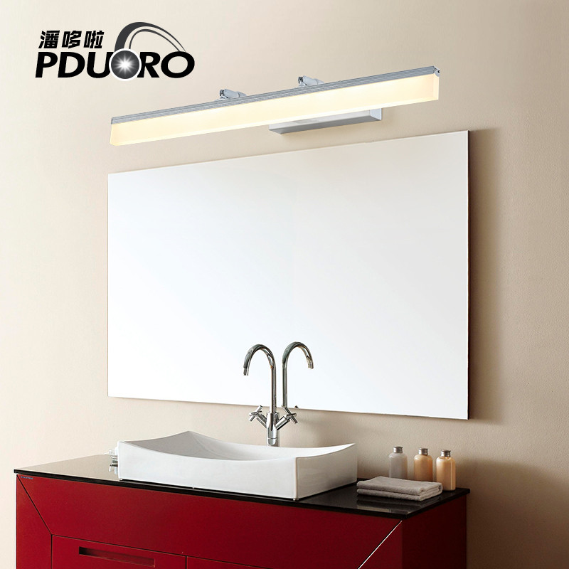 Modern Style LED Mirror Light 9W 12W AC90-260V Acrylic Wall lamp LED Bathroom Light