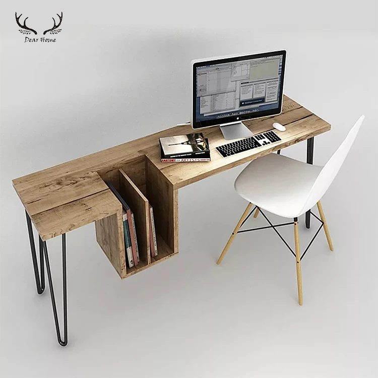 Modern Style oak wood home desk home office desk