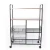 Import Movable 4 tire kitchen cart wooden trolley from China