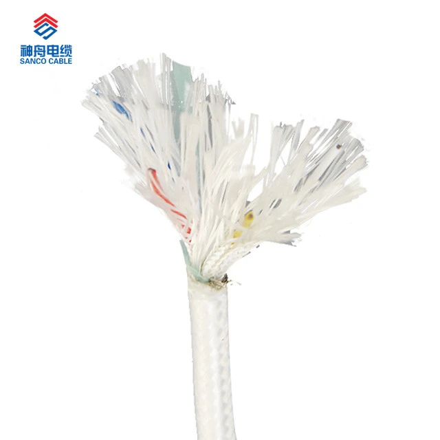 Multi-core Fluorine Plastic Insulation PVC Sheathed Wire Signal Control Cable