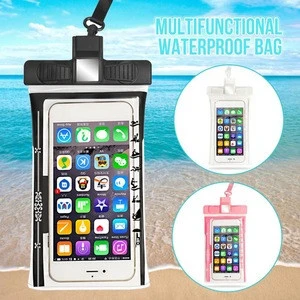 Multi Function Whistle Waterproof Mobile Phone Bag for Riding Mountaineering Swimming Diving for IPhone X Xs max for Samsung S10