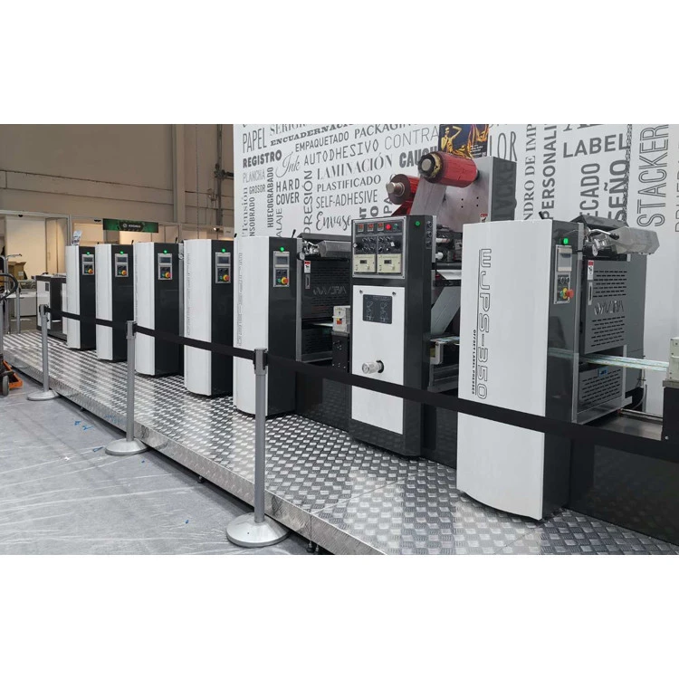 Multi Funtion High speed Automatic Adhesive Sticker Shaftless Offset Wine Food Label Printing Machine