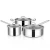 Import Multifunction hot sale soup pot durable high-quality stainless steel three-piece stock cooking pots from China