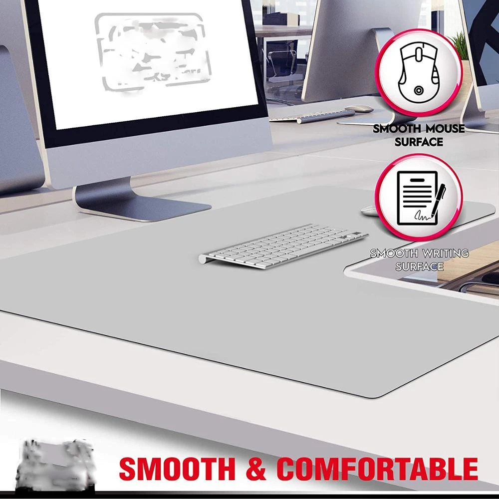 Multifunctional Office Desk Pad,  Dual Use Desk Writing Mat /Waterproof Office and Corner Desk Pad