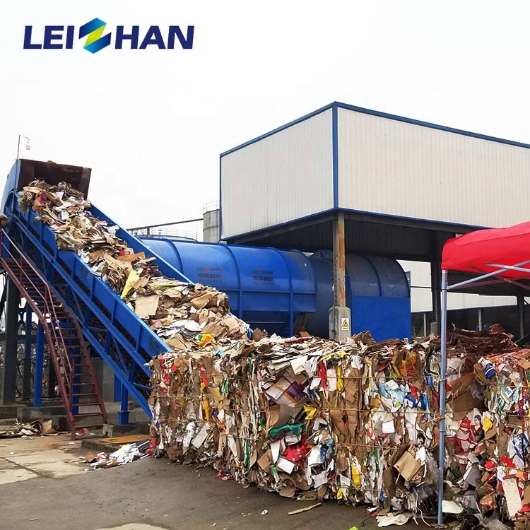 Municipal waste sorting machine | city rubbish recycling system | domestic waste reclaiming treatment