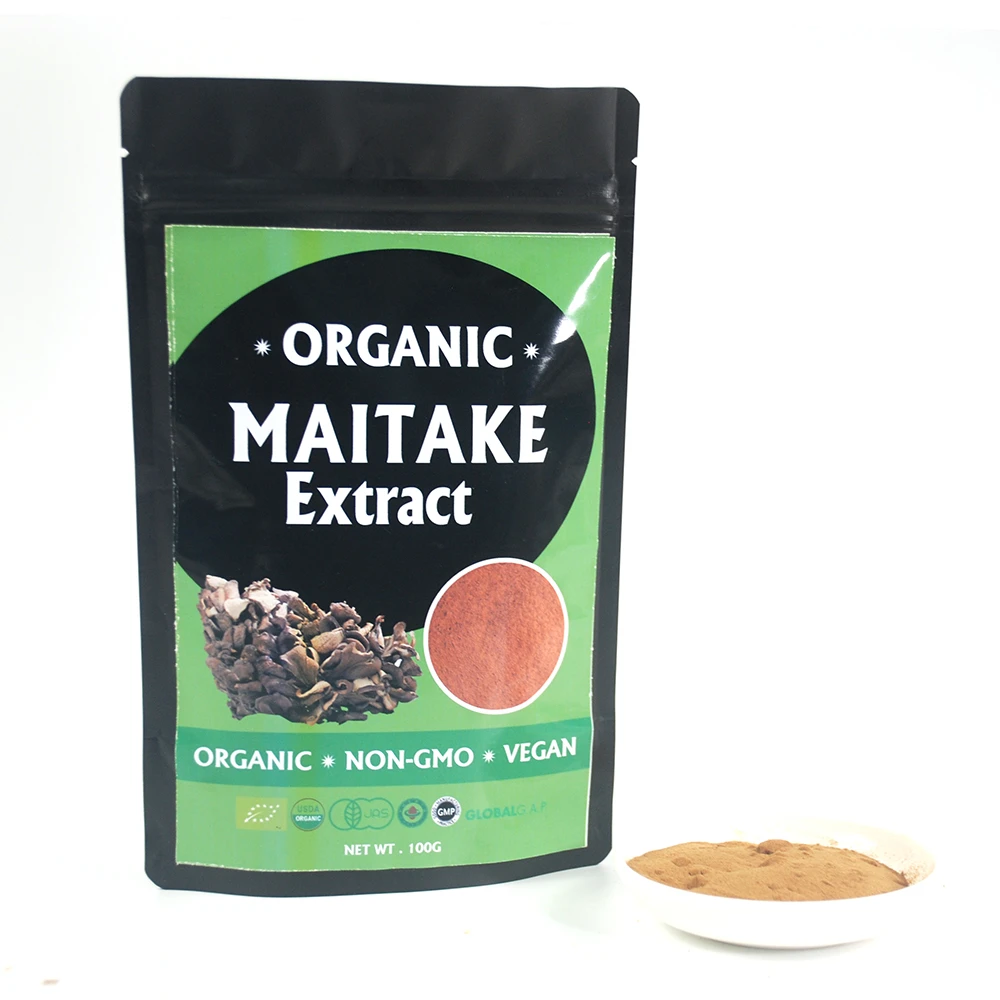 MUSHROOMS 100% Organic Wholesale Maitake Shiitake Reishi Mushroom Powder Dried Cultivated 100/300mesh Price from CN;FUJ Blanched