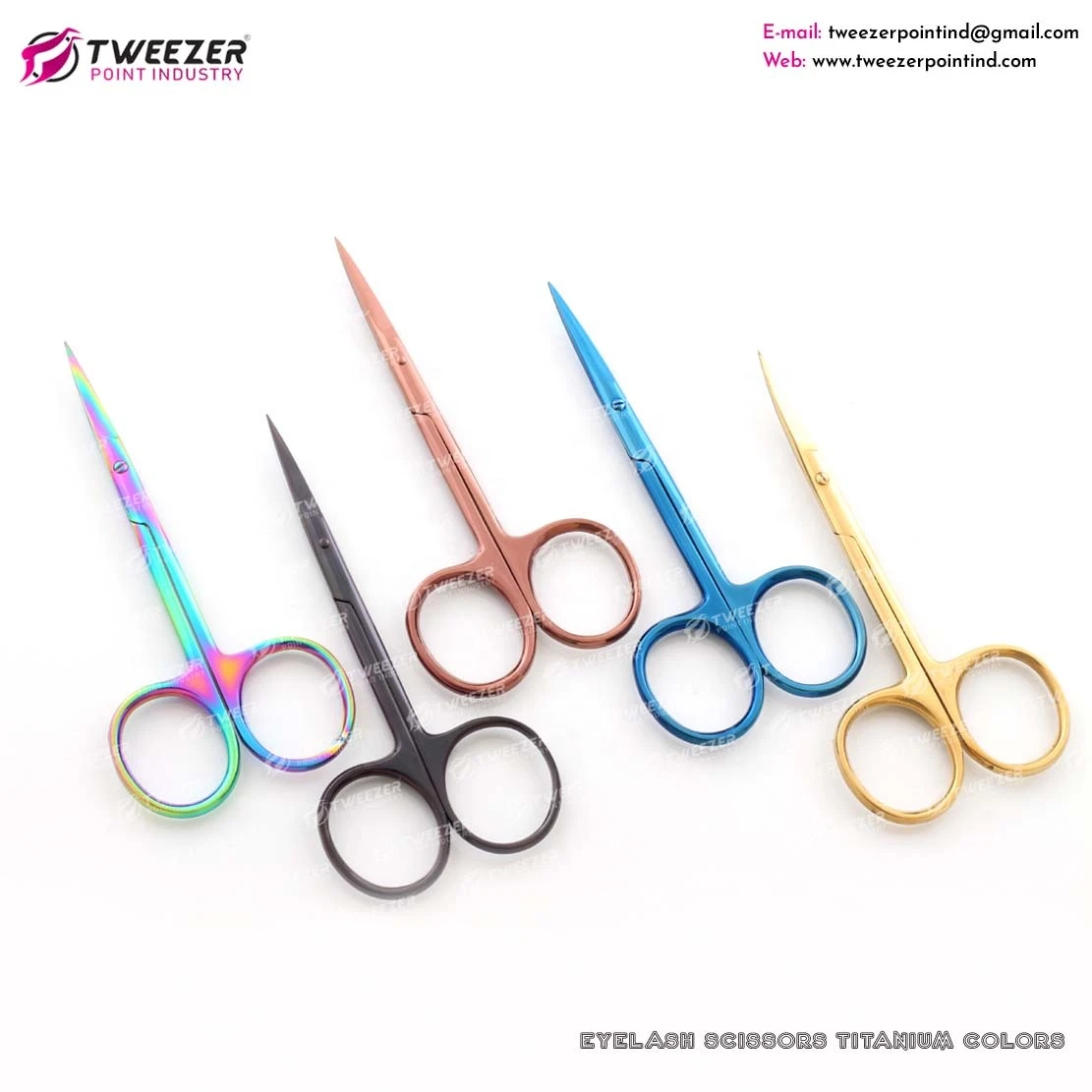 Nail Cuticle Scissor, Stainless Steel To Trim Nails & Eyebrows, Hair Eyelashes Curved Sharp Blade