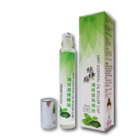 Natural herbal mosquito repellent roll on bottle