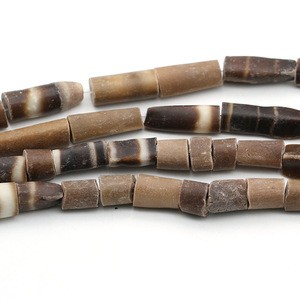 Natural Organic Jewelry Rough Sea Urchin Stone Spines Straight Hole Top Drilled Arrow Head Beads For Jewelry Making