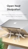 New 100% ergonomic laptop stand with cooler adjustable foldable aluminum laptop stand