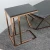 Import New arrival modern design top metal coffee table from China