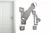 Import New Custom Design European Quality Outdoor Metal Cabinet Sliding Door Lock from China
