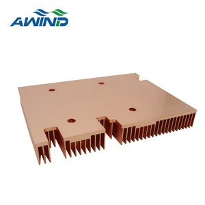 New design Copper 1100  LED heat sink with CNC process