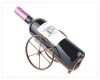 New Design Metallic Color Wine Display Rack Single Bottle Wine Rack