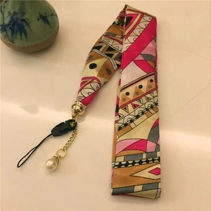 New design  mobile phone accessories wide version  ethnic style scarves  mobile phone strap for promotion  gift