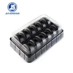 New design PET Plastic Macaron packaging tray/pastry packaging