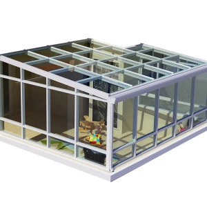 New design thermal break sunroom aluminum glass house winter garden with beautiful looking