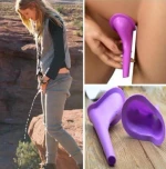 New Design Women Urinal Outdoor Travel Camping Portable Female Urinal Soft Silicone Urination Device Stand Up & Pee