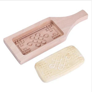 new factory specializes in custom wood cake snack moon cake mold household baking tools