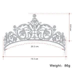 New Fashion Baroque Luxury Crystal Bridal Tiaras Diadem Tiaras Crown For Women Bride Wedding Hair Accessories (KH008)