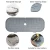 Import New Kitchen Faucet Water Catcher Mat Sink Draining Pad Washable Silicone Sink Faucet Splash Guard Absorbent Pad from China