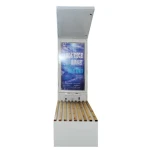 New modern waiting smart bench solar with advertising led billboard
