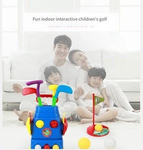 New product Kids Golf Set Outdoor Family  golf toys Sport game  toys Kid educational toy golf set
