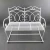 Import New product  metal antique cast iron garden bench chair furniture from China