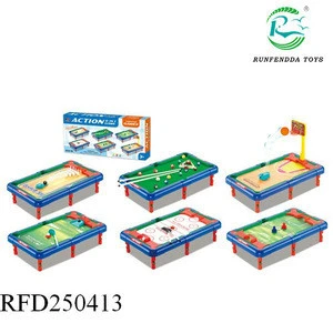 New product sport pool set 6 in 1 table tennis toy