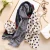 Import New Silk Scarf For Women, Shawls And Wraps With Dot Print For Women, High Quality Striped ScarvesFor Travel from China