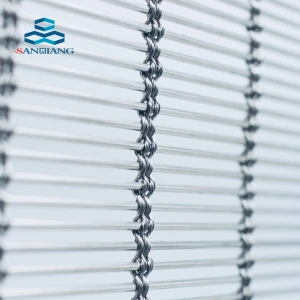 new stainless steel wire mesh cladding ceiling facades decoration curtain wall metal mesh