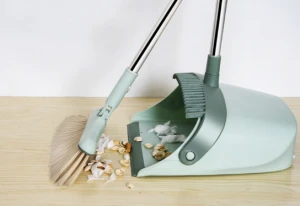 New style  windproof and can be rotated clean broom and dustpan set
