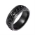 Import New Titanium Rings Biker Grooved Edge Embossing Creative Rotating Chain Stainless Steel Rings from China