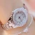 Import New Women Quartz Steel Belt Bracelet Watch Set Luxury Crystal Diamond Watches Stainless Steel Clock Women Montre Femme from China