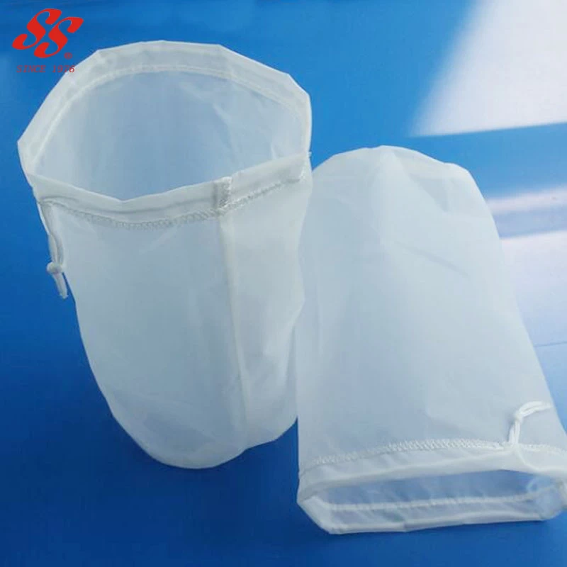 NMO 5 10 25 50 100 150 200 250 300 400 500 micron monofilament nylon mesh liquid filter bag for filter