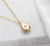 Import no MOQ Simple water drop fashion pendant titanium steel zircon couple necklace stack accessory choker Dylam jewelry from China