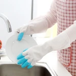NON LATEX silicone hand glove silicon whitening household cleaning gloves For pet caring