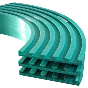 non-toxic plastic guide machine tool guide curved UHMWPE linear guide