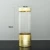 Import Nordic Cylinder Tall Clear Gold Glass Flower Wedding Floor Vases Decoration Floreros De Vidrio Para Centros Mesa from China