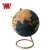 Import Novelty 14.2cm colorful cork world globe cork surface paper inner ball steel wire base home decoration desktop globes from China