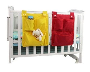 Nursery Organizer and Baby Diaper Caddy Hanging Diaper Organization Storage for Baby Essentials Hang on Crib