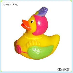 OEM make soft vinyl plastic kids small duck toys custom design promotion kids bath toy duck