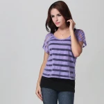 Oem Service Women's Two Piece Blouse and Tank Top